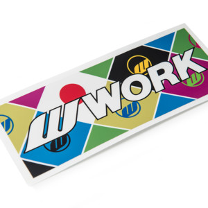 WORK Flag Sticker (W140004)