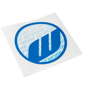 WORK Circle Sticker Blue (W140008)