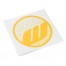 WORK Circle Sticker Yellow (W140010)