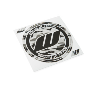 WORK Circle Camo Sticker Black (W140012)