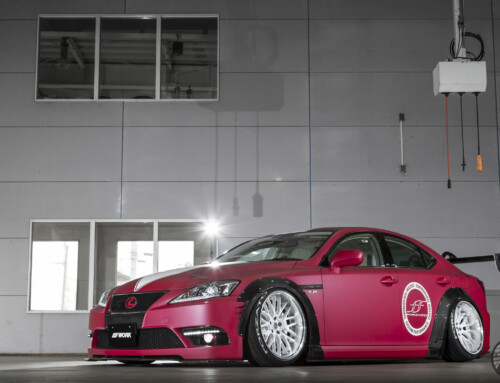 FORZATO Lexus IS on WORK Gnosis GR204 in White (WHT) Finish – Photo by WORK Wheels Japan