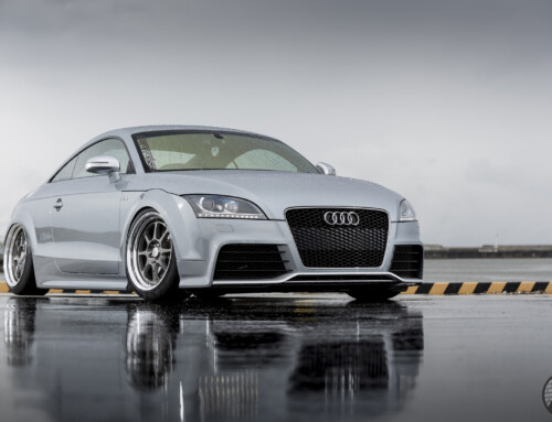 RESPONSE Audi TT on WORK Seeker EX in Transparent Gray Polish (TGP) Finish – Photo by WORK Wheels Japan