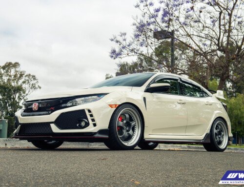 WORK Wheels USA Honda Civic Type R (FK8) on WORK Meister S1 3P in Matte Gunmetal (MGM) Finish with Hairline Barrel