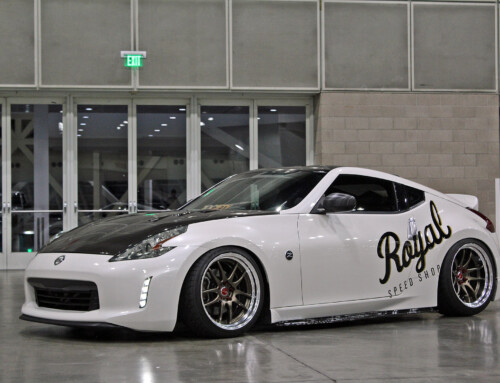 Royal Speed Shop’s Nissan 370Z on WORK Emotion CR 2P Step Rim in Matte Bronze (AHG) Finish