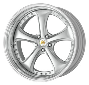 (LGS) Light Gray Silver Step Rim